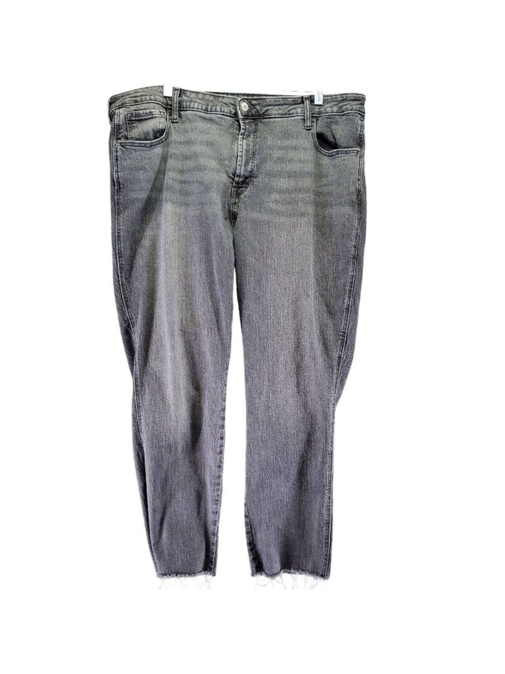 Old Navy Jeans Womens 18 Petite Gray High-Rise Vintage Slim Denim